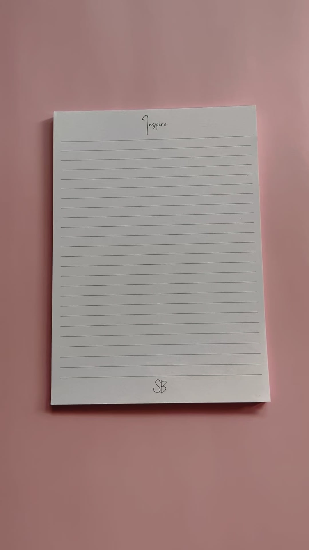 Inspire A5 Notepad