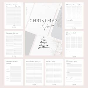 Christmas Planner Digital Download